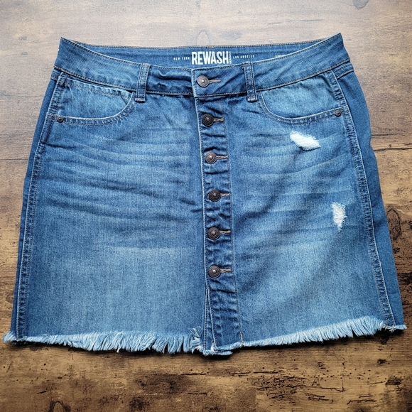 Rewash Dresses & Skirts - Denim Jean Skirt by Rewash Size 9